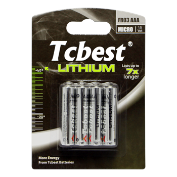 FR03/ FR10445/ AAA/ Li-FeS2/ 1.5V