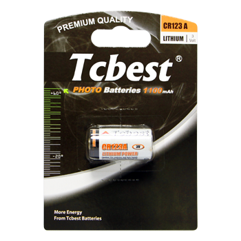 CR123A/ CR17345/ Li-MnO2/ 3V