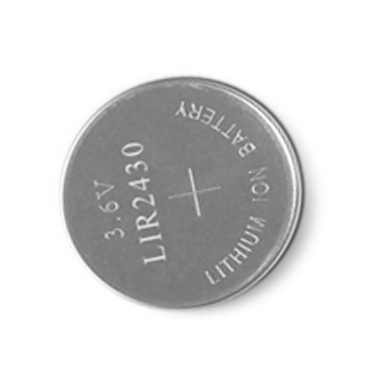 LIR2430/ Lithium Ion Button Cell/ 3.6V