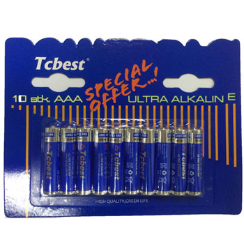 LR03  AAA--10粒卡装